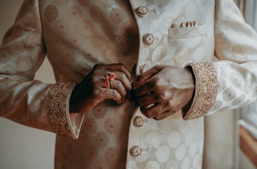 Photo pants for wedding