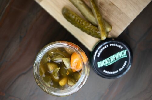 Photo jar of pickles