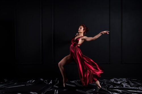 Photo red dress