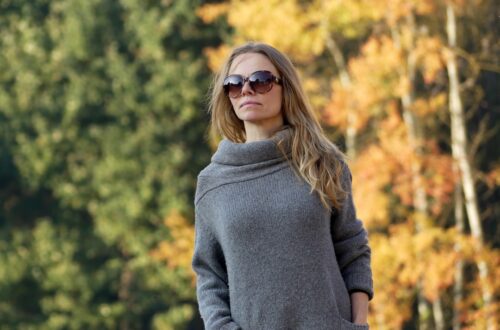 Photo sweatshirt dress